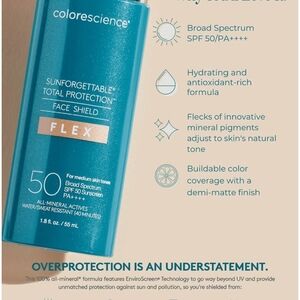 Colorescience Sunforgettable Face Shield SPF 50 - Teal